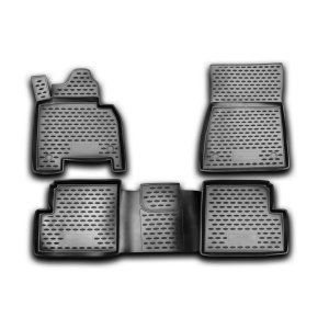 Mercedes G Class Floor Mats - Omac - Rubber TPE - Black - '99-'18 Mercedes G Class Floor Mats - Omac - Rubber TPE - Black - '99-'18